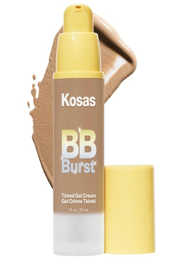 KOSAS BB Burst Tinted Moisturizer Gel Cream with Copper Peptides - Medium Deep Neutral 33 - Medium Deep With Neutral Undertones 30ml