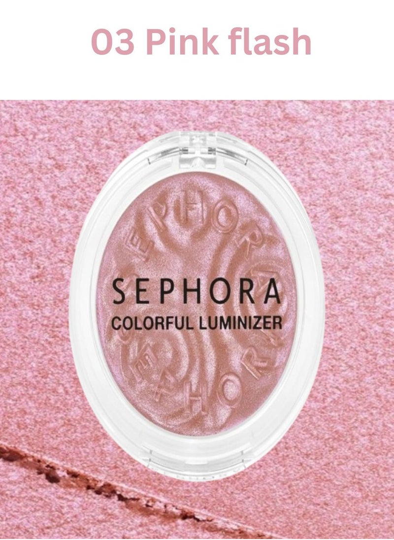 SEPHORA COLLECTION Colorful Luminizer Face Illuminating Powder 03 Pink flash (3,50 g)