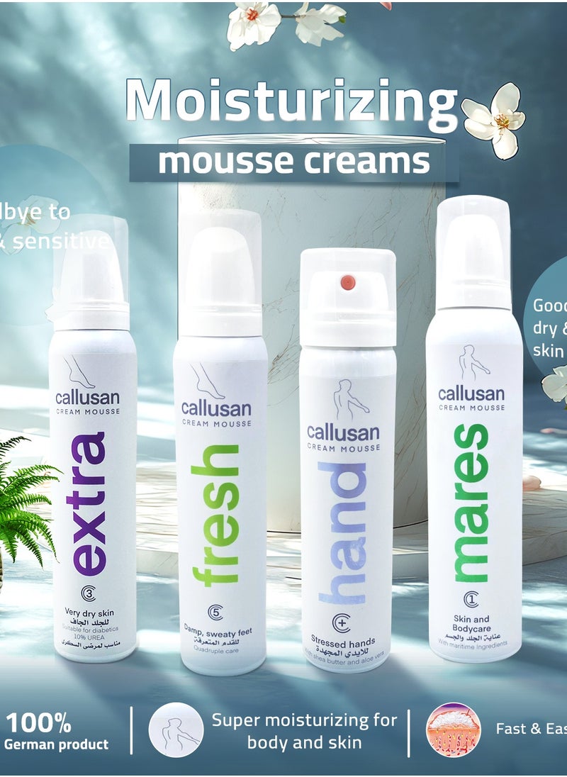 CALLUSAN Cream Mousse 75ML – Intense Hydration & Care for Soft, Smooth Hands | Shea Butter & Aloe Vera