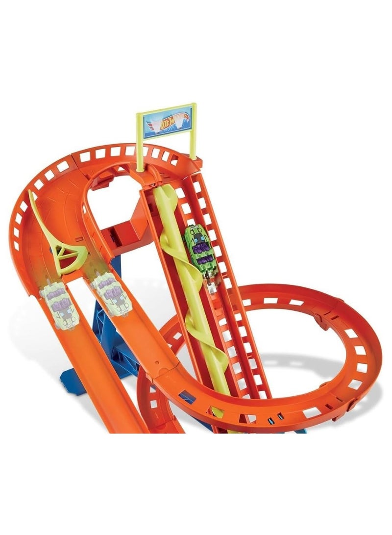 City Roller Coaster Rally Playset