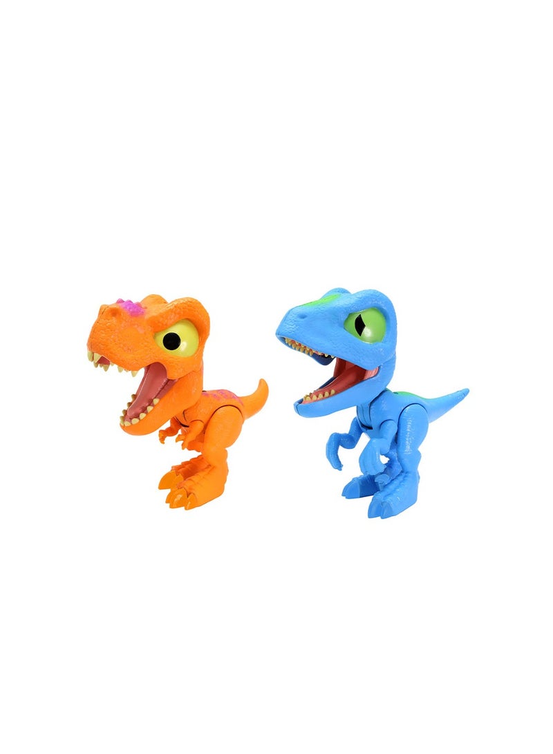 Twin Pack shake n Snap Dino's Action Figure