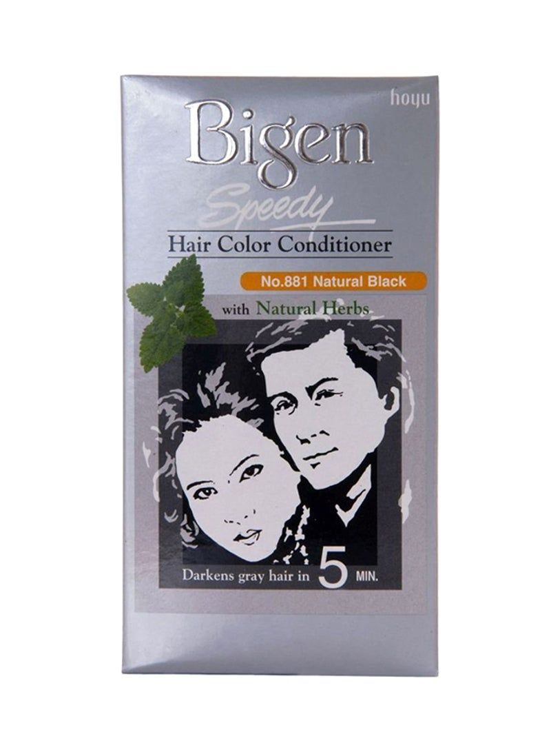 Speedy Hair Colour Conditioner Natural Black 881 80g