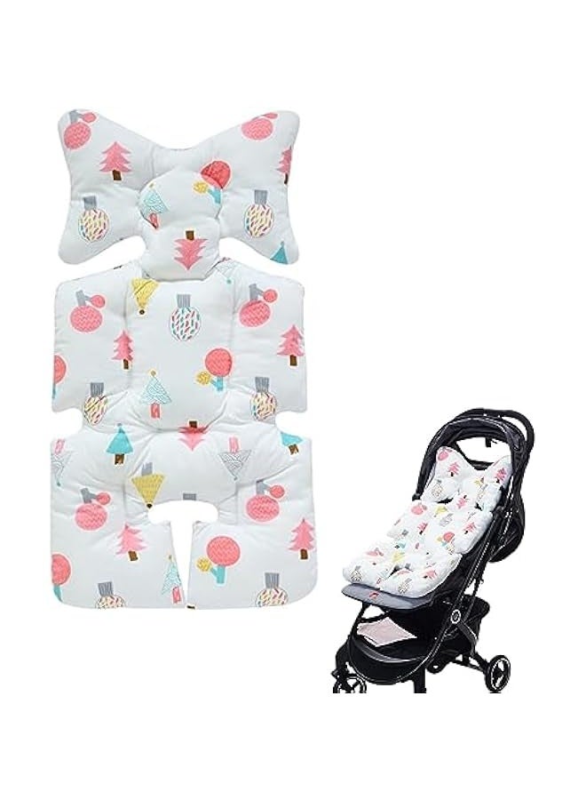 Baby Stroller Cushion Pad Universal, Thick Baby Stroller Cushion with Breathable and Comfortable, Baby Seat Pad Stroller, Stroller Cushion for Baby, Kid, Toddler