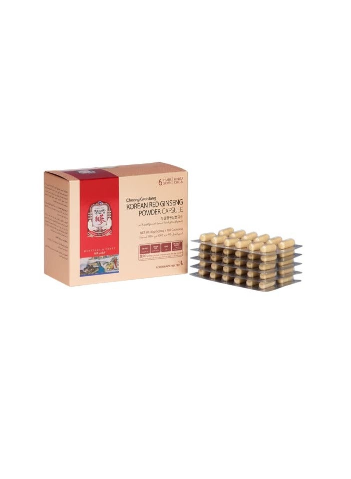 Korean Red Ginseng Powder Capsule 180'S
