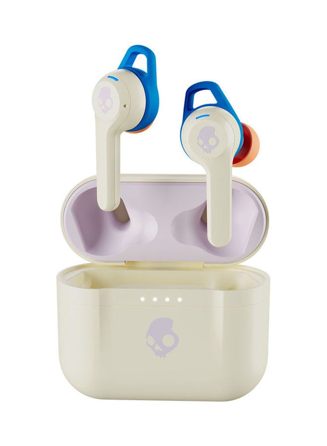 Indy Evo True Wireless Earbuds With Charging Case And Carefree Mood Boost Print Art Multicolour