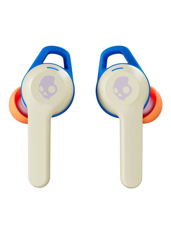 Indy Evo True Wireless Earbuds With Charging Case And Carefree Mood Boost Print Art Multicolour