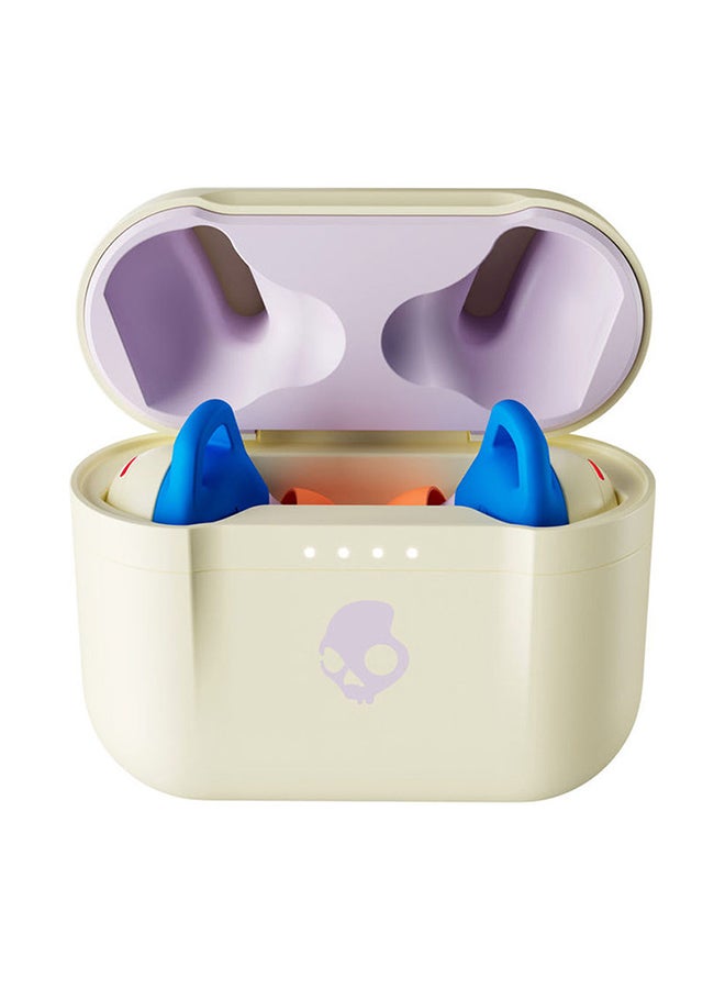 Indy Evo True Wireless Earbuds With Charging Case And Carefree Mood Boost Print Art Multicolour