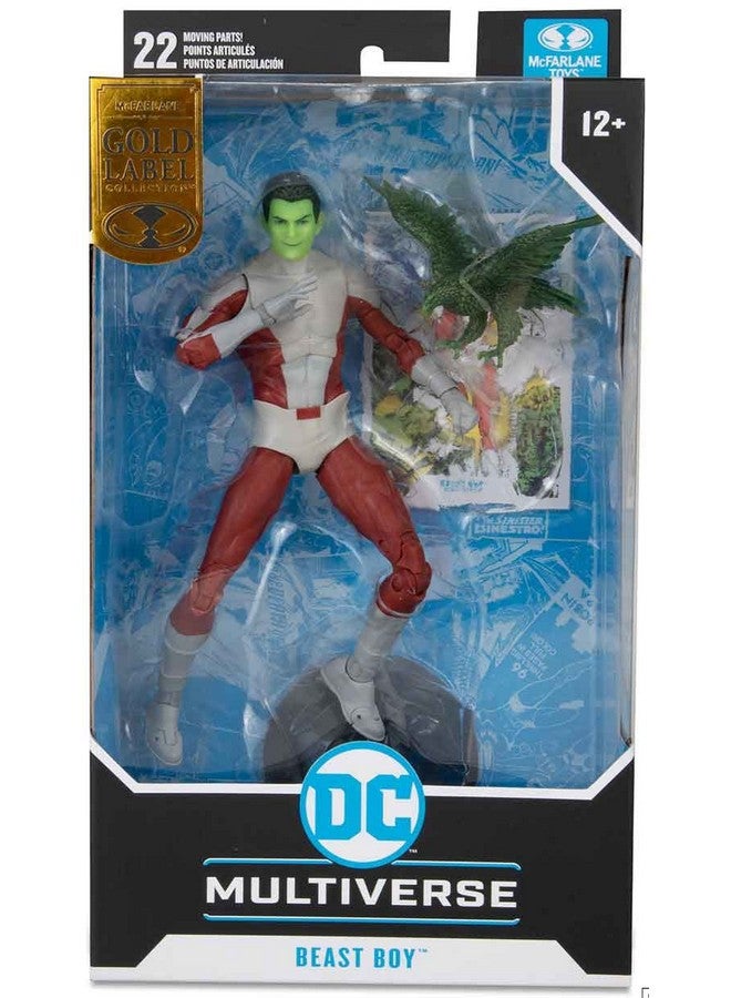 Dc Multiverse 7In Beast Boy (Nobody'S Hero)(Gold Label) Green