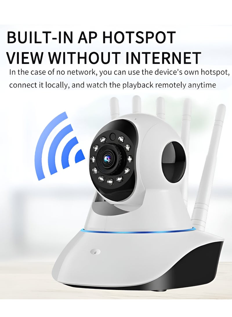 CCTV Wireless Security Camera Home Office Surveillance Camera Full HD  WiFi Smart Home Video Camera Two-Way Talk Night Vision Video Webcam Baby Monitor