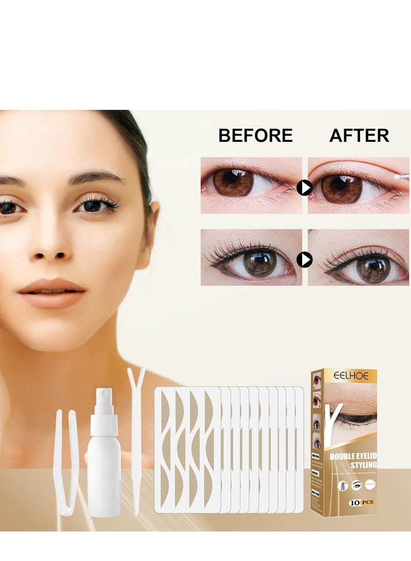 120 Pieces Lace Double Eyelid Sticker Invisible Tape, Natural Slim Tapes Tape Eye Stickers Sided Sticky Tapes