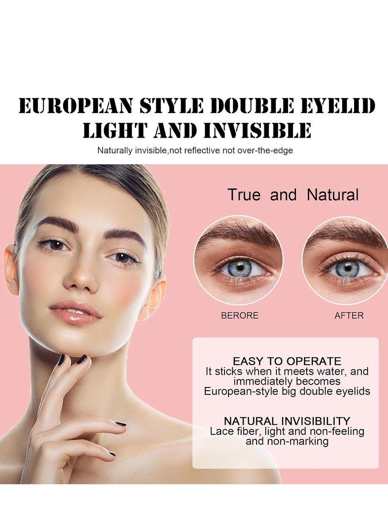 Ultra Invisible Double Eyelid Tape Stickers, Both Side Sticky Instant Eye Lid Lift Strips - Perfect for Hooded Droopy Uneven or Mono-eyelids, Waterproof Pack of 120 L