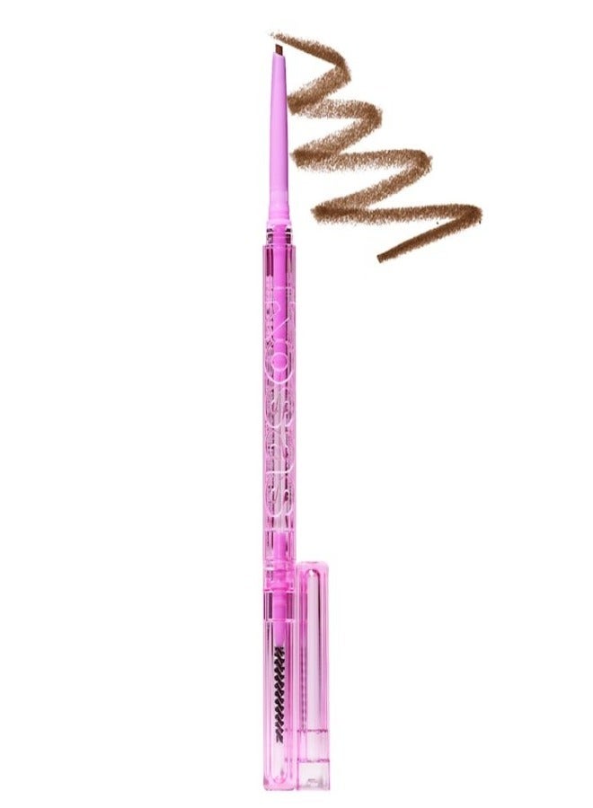 Kosas Brow Pop Dual-Action Filling & Shaping Eyebrow Pencil - Medium Chocolate Brown - Warm Medium Brown 0.08g