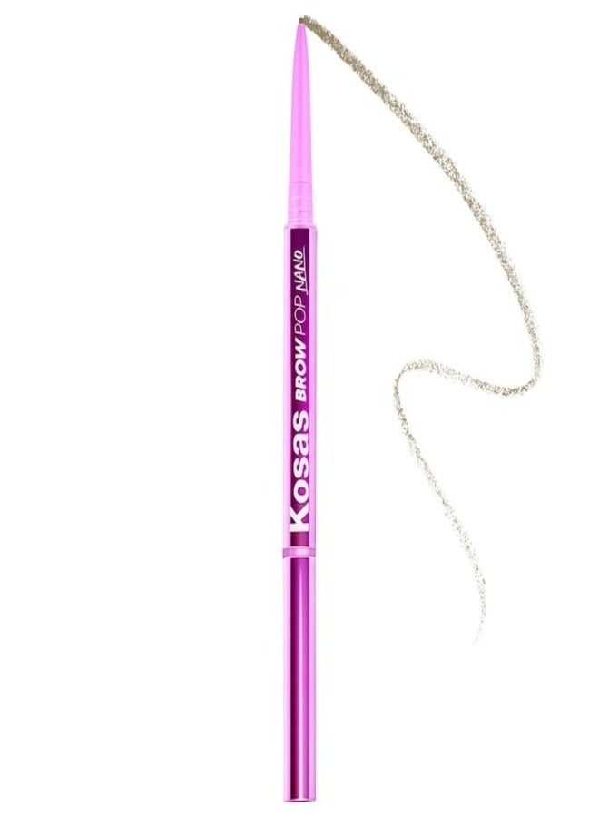 Kosas Brow Pop Nano Ultra-Fine Detailing & Feathering Eyebrow Pencil, Taupe - Cool Blonde 0.03g