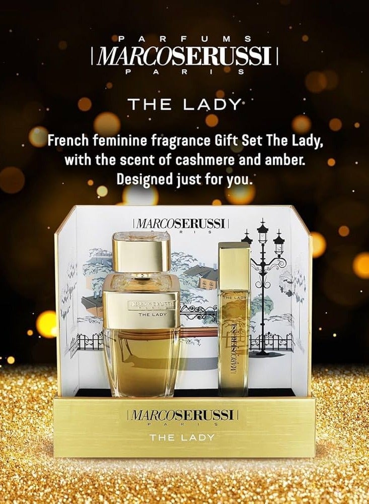 MARCO SERUSSI THE LADY EDP WOMEN 90ML + 20ML COFFRET