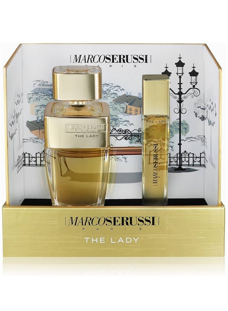 MARCO SERUSSI THE LADY EDP WOMEN 90ML + 20ML COFFRET