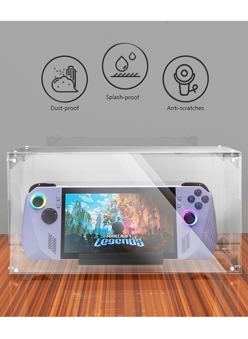 Acrylic Gamepad Case for ASUS Rog Ally Handheld Console Clear Anti-dust Protective Display Box