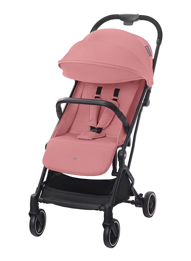 2 in1 Indy2 Lightweight Stroller + Mink Car Seat - Dahlia Pink