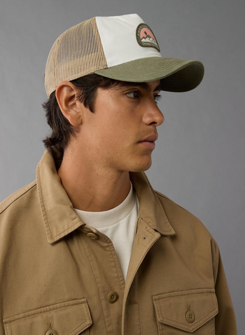 Logo Twill Trucker Cap