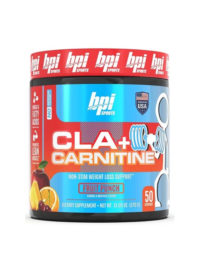 Cla+Carnitine Omega 6 Fatty Acid, Non -Stim Weight Loss Support, Fruit Punch Flavour, 50 Servings