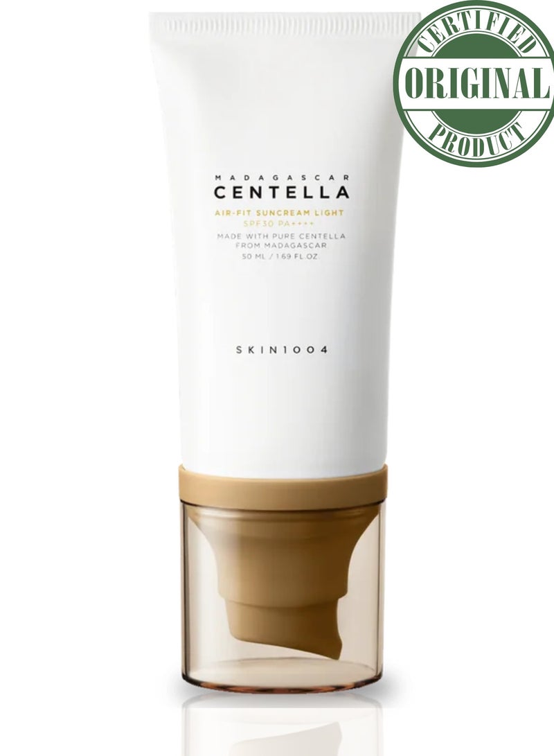 Madagascar Centella Air Fit Suncream Light SPF50+: Ultra-Lightweight, Hydrating Sun Protection 50ml