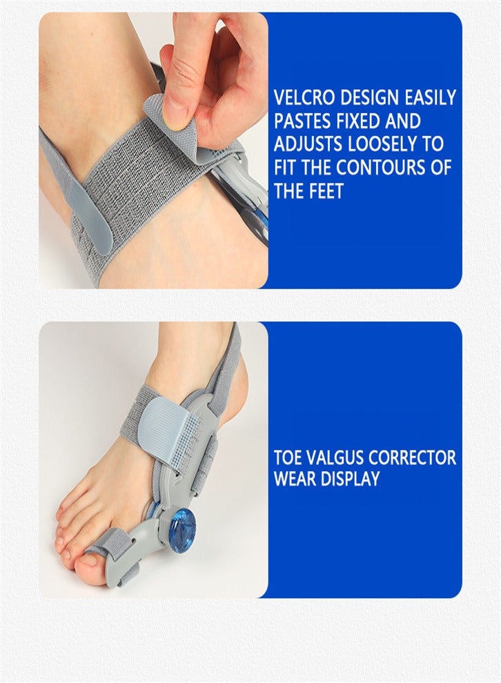 Bunion Corrector, Adjustable Knob Bunion Splint For Bunion Relief, Suitable For Left And Right Foot Toe Correction