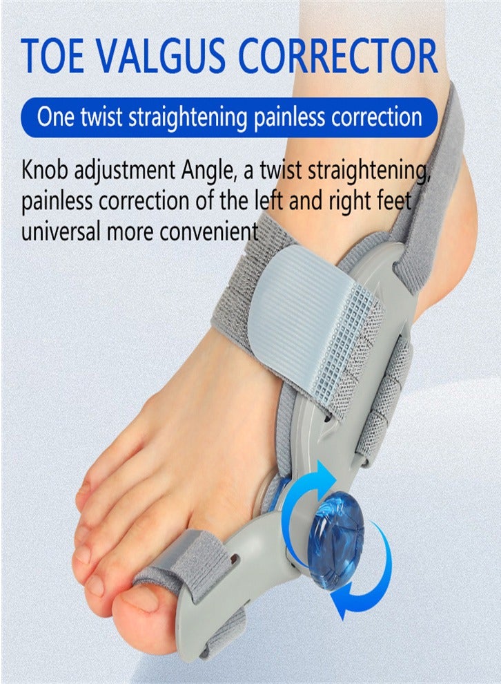 Bunion Corrector, Adjustable Knob Bunion Splint For Bunion Relief, Suitable For Left And Right Foot Toe Correction