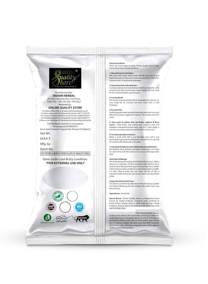 Online Quality Store Amla, Reetha, Shikakai Powder Combo powder Pack for Hair r (Pack of 3, Total 380g Pack)