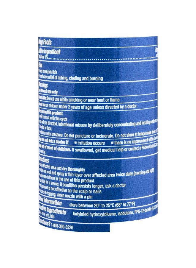 Jock Itch Spray Powder,4.6 Oz. (Pack Of 3)