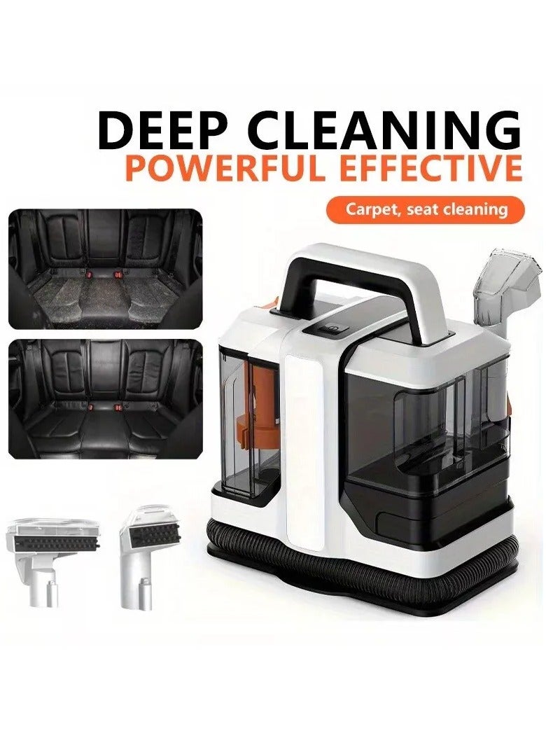 Portable Sweeping Vacuum Cleaner, Deep Cleaning for Sofa, Pets, Car Seats, Flat and Mobility