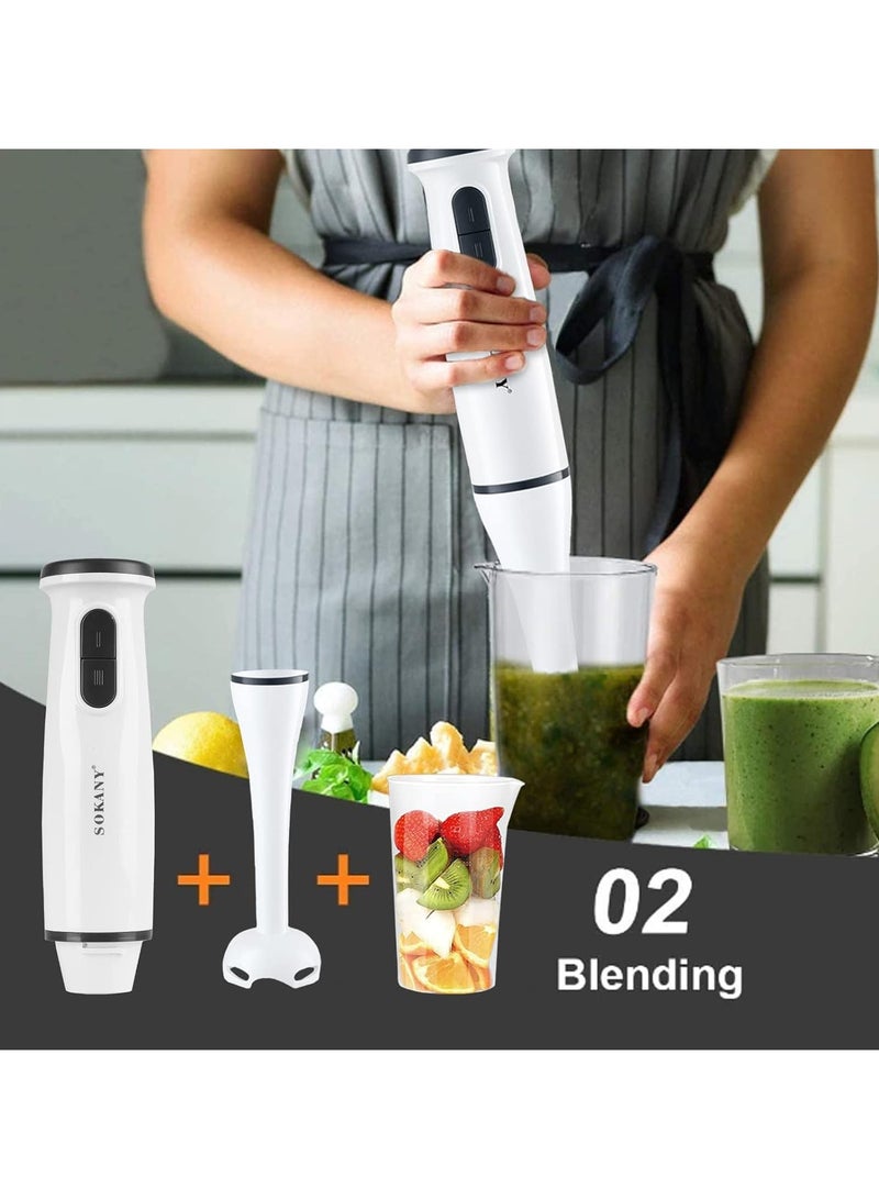 Sokany SK-1715-4 Hand Blender with Plastic Wand 200W