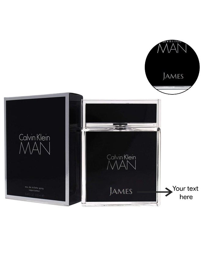 Man By Calvin Klein For Men Edt Personalised Name