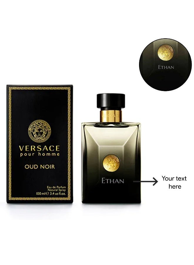 Versace Pour Homme Oud Noir By Versace For Men Personalised Name