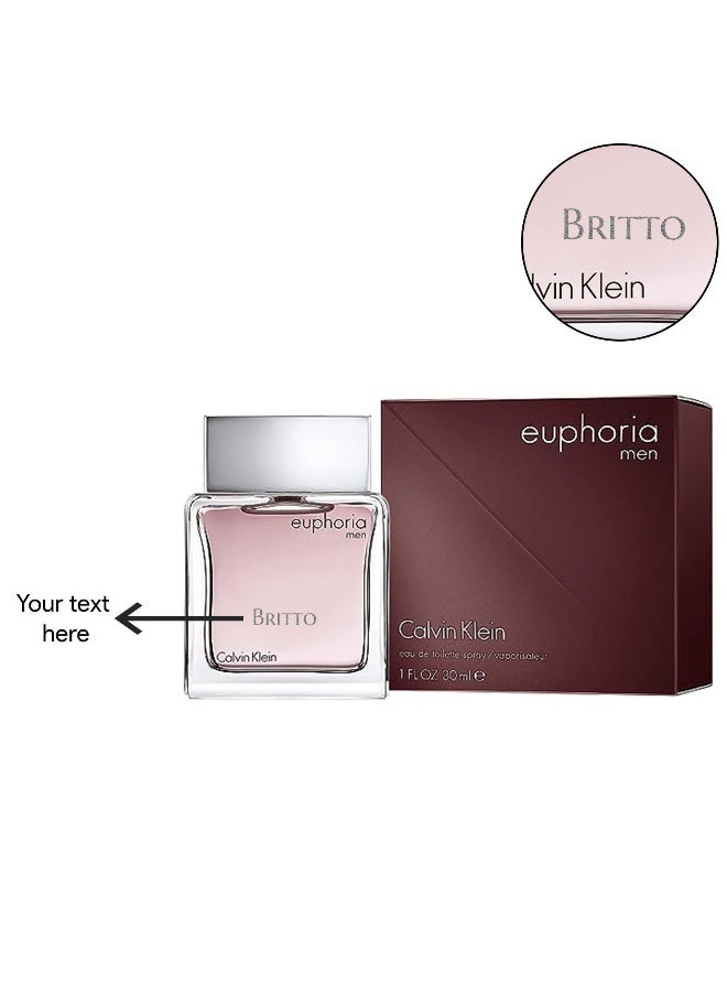 Euphoria By Calvin Klein Edt Personalised Name