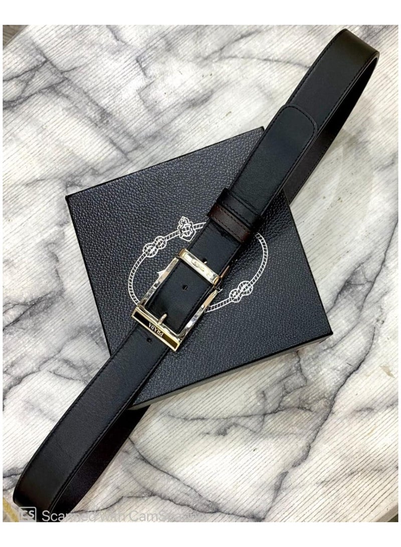 Women's Plaque Buckle Casual Belt for Jeans, Trousers and Dresses