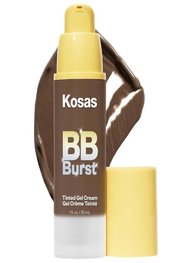 KOSAS BB Burst Tinted Moisturizer Gel Cream with Copper Peptides - Deep Neutral Olive 43 - Deep With Neutral Olive Undertones 30ml