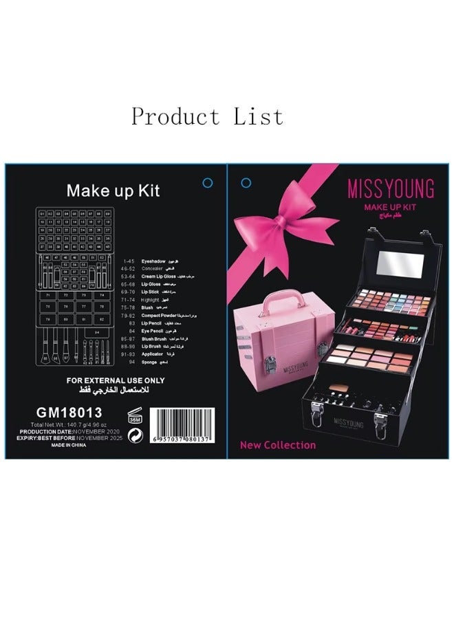 Professional Face Make-Up Gift Kit Multicolor