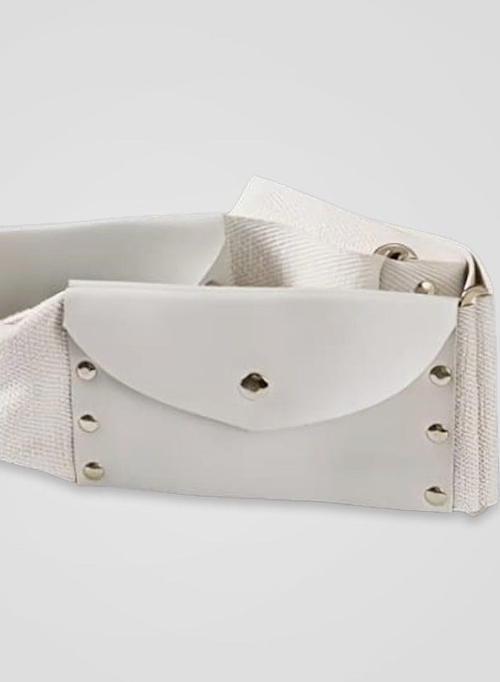 Hajj umrah Ihram Belt White - Ahram Waterproof Belt  - Extendable and waterproof Ihram Belt - Belt for Ihram and Hajj