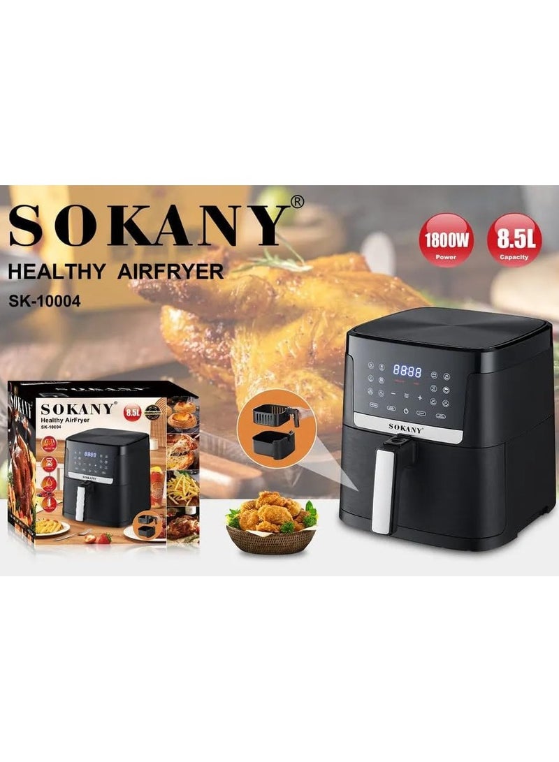 Sokany Digital Air Fryer 8.5 Liter 1800 Watt SK-10004