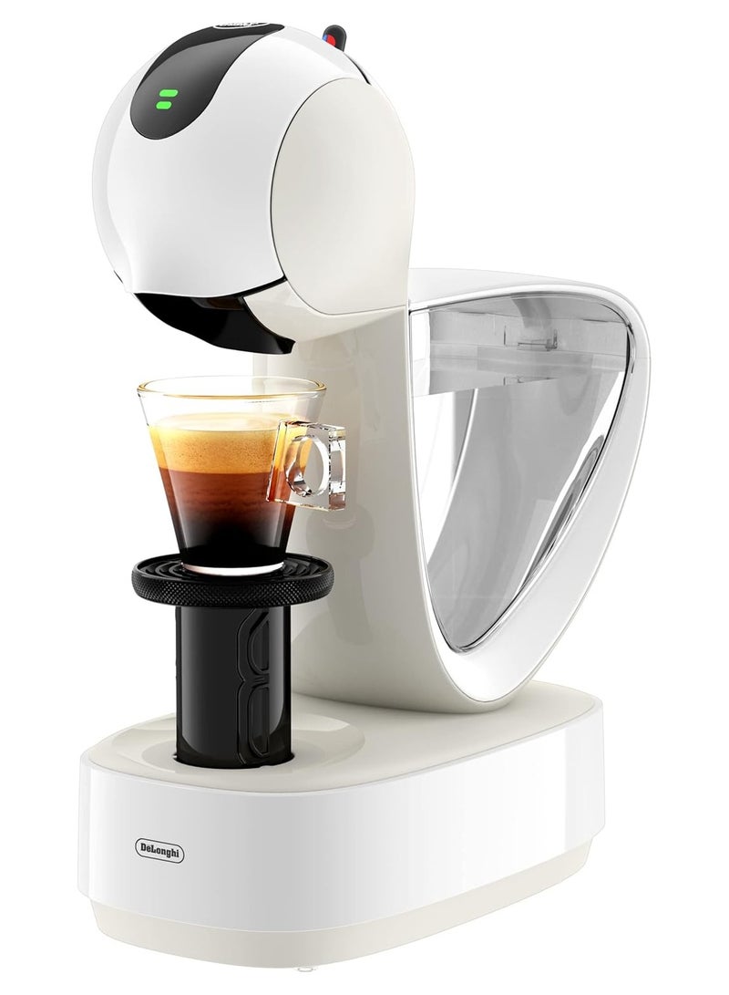 Nescafe Dolce Gusto by Touch Automatic Capsule Coffee Machine with Compact & Powerful up to 15 Bar Pressure, Cappuccino, Tea, Hot Chocolate & Espresso Coffee Maker EDG268.W White