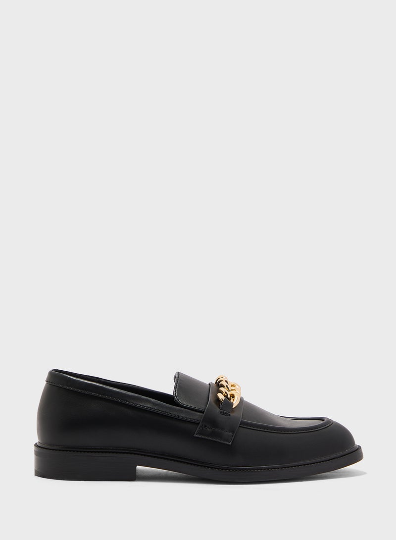 Onllux-6 Pu Chain Moccasins