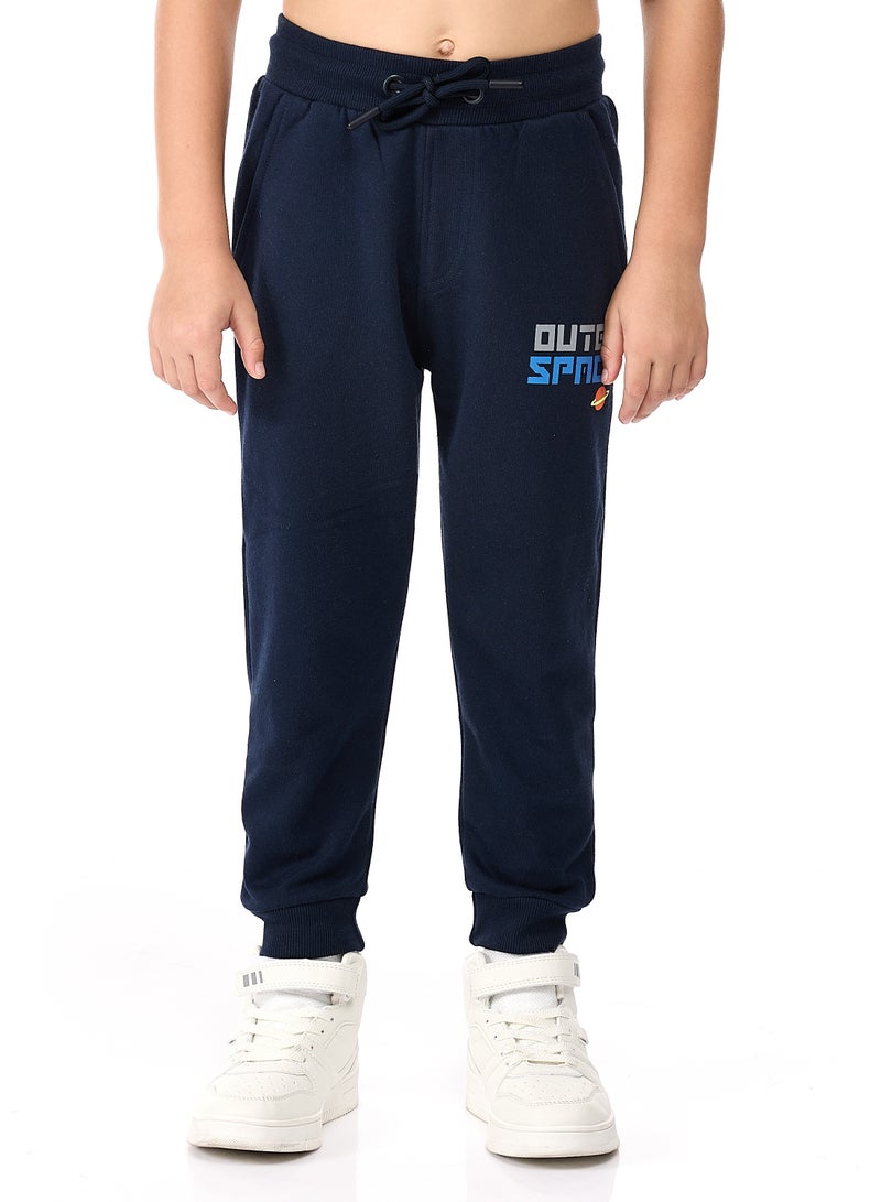 Boys 2-Piece Fullzipper Hoody and Jogger Set  (2-5yrs) Grey Mil - Navy
