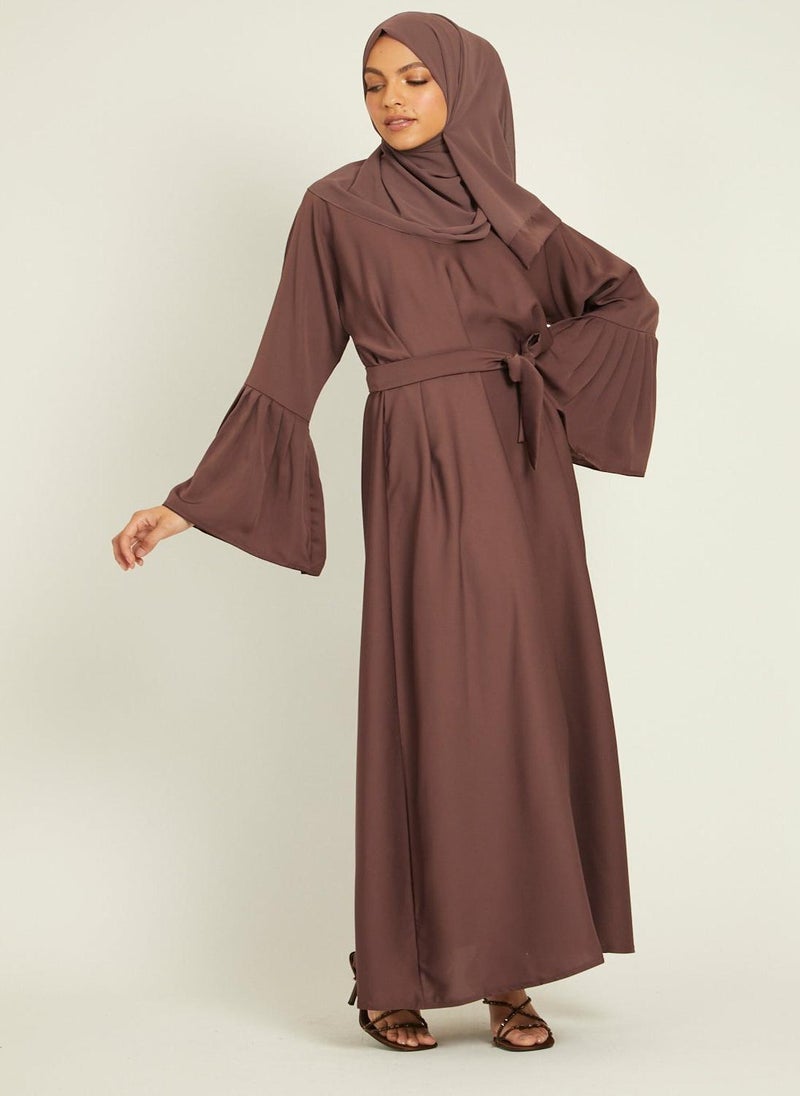 Elegant Brown Abaya