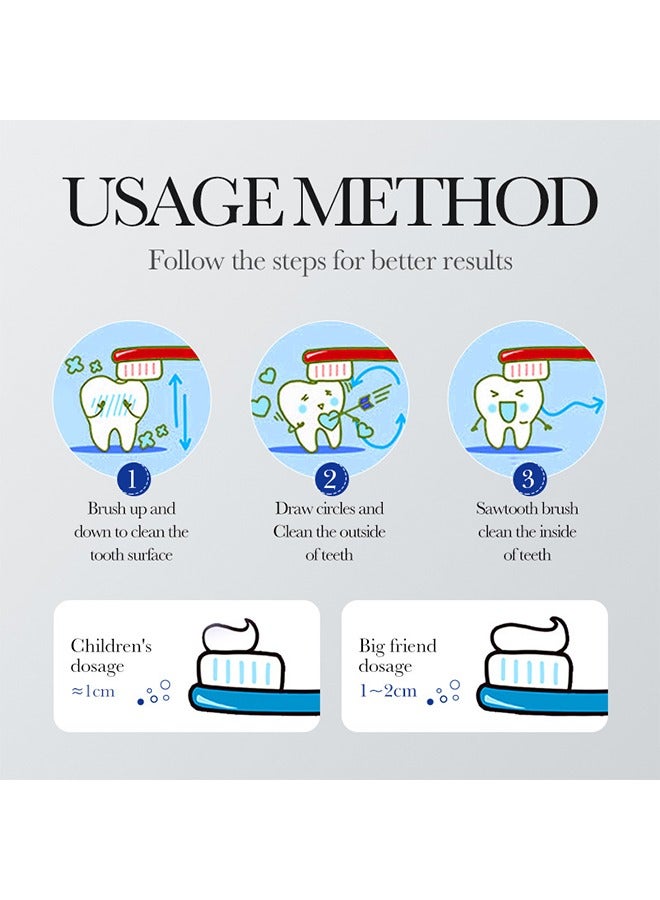 Baking Soda Toothpaste,Clean Attached Plaque and Tartar, Whiten Teeth, Clean and Purify Mouth 100g