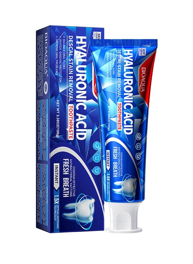 Hyaluronic Acid Toothpaste,Clean Teeth and Tartar, Stain Teeth, Freshen Breath Improve Oral Smell