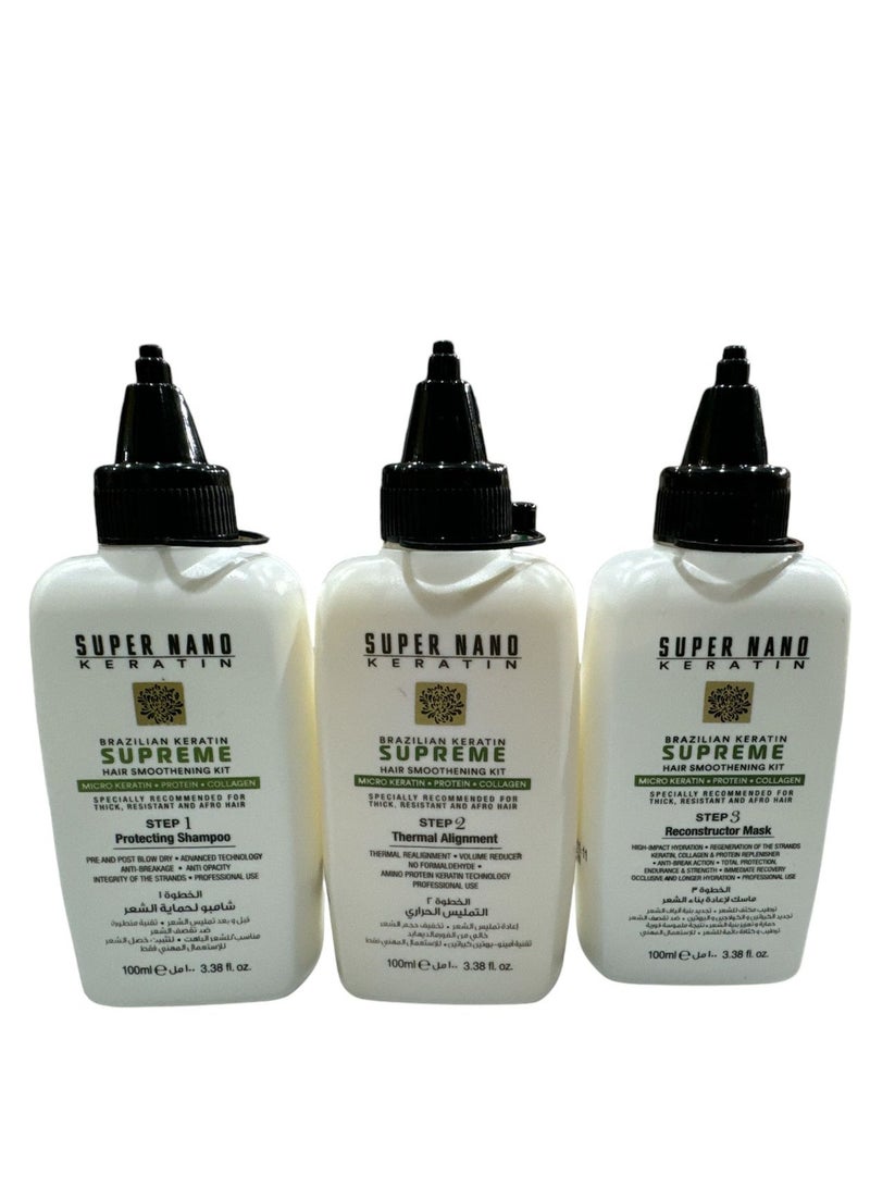 BRAZILIAN KERATIN SUPREME HAIR SMOOTHENING KIT