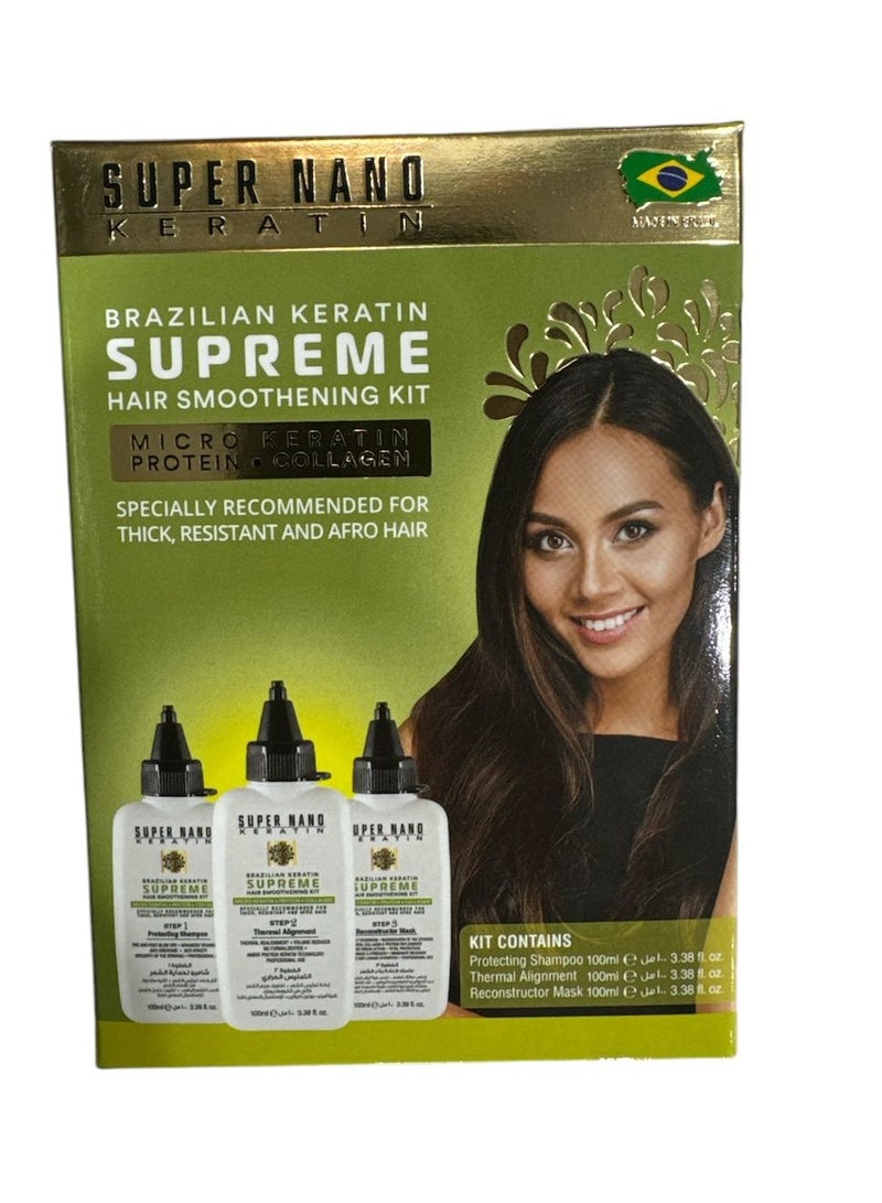 BRAZILIAN KERATIN SUPREME HAIR SMOOTHENING KIT