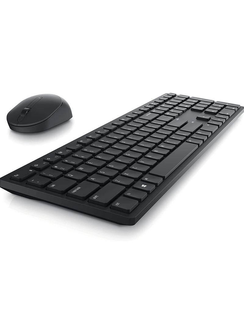 KM5221W Pro Wireless USB Keyboard and Mouse Qwerty Arabic-English