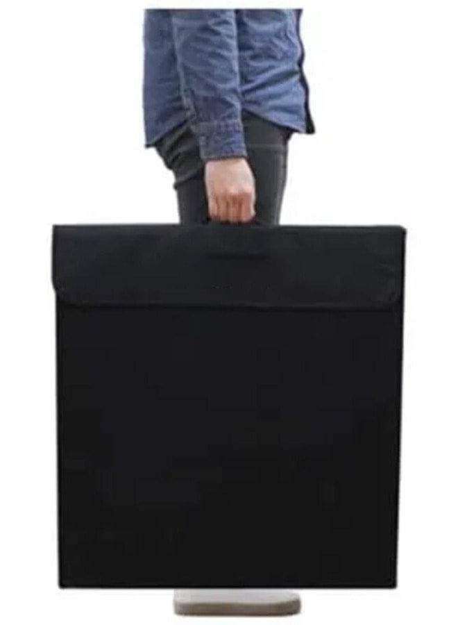 LED Photo Box PB05, 40x40cm, 5500LM, 4 Color Backdrops (Black, Grey, White, Peach), Dimmer, Portable