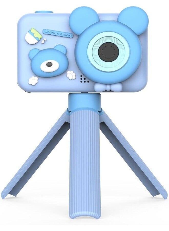 Porodo Kids Digital Camera With Tripod Stand: 26MP Camera Resolution, Front & Selfie Camera, 4-5H Working Time, 2H Recharge Time, 400mAh Battery, 2.0