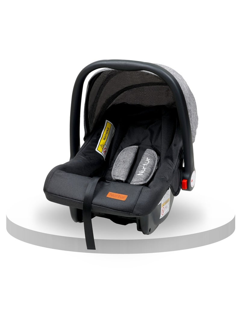 Nurtur Baby travel combo - Stroller with Baby Carrier, Grey